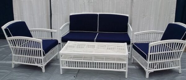 Americana Lounge Suite. Solid White