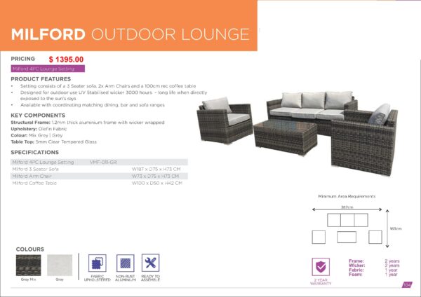 Milford Outdoor Lounge