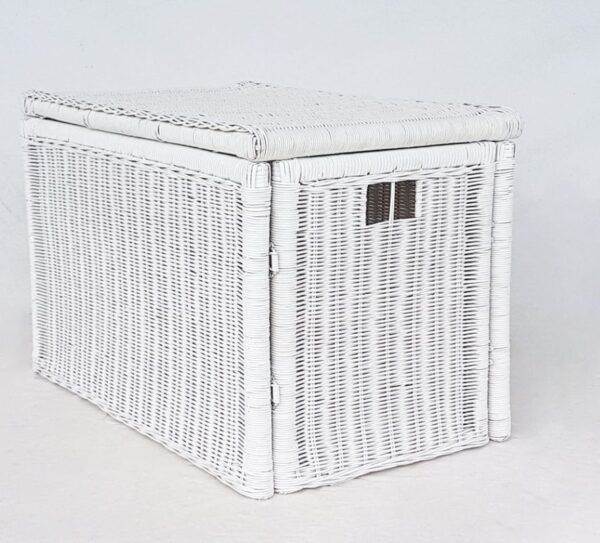 Folding Trunk, White, with Lining
