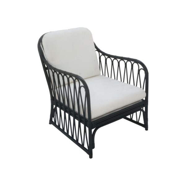 Antigua Arm Chair, Black