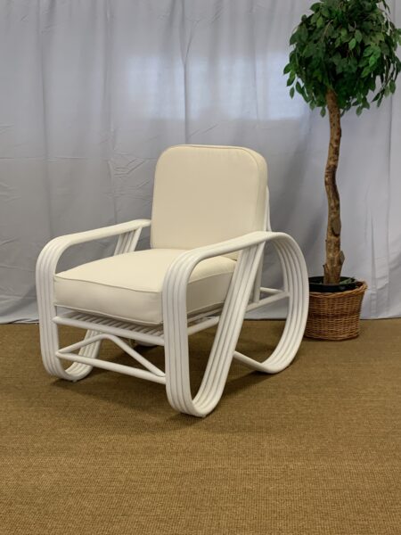 Beverley Single Arm Chair, White