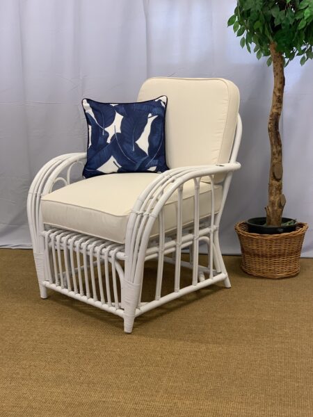 New Haven Armchair, White