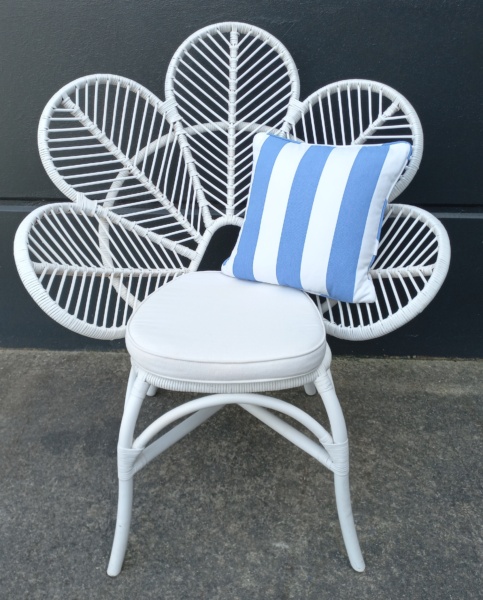 Flower Chair -white $295.00 60% off